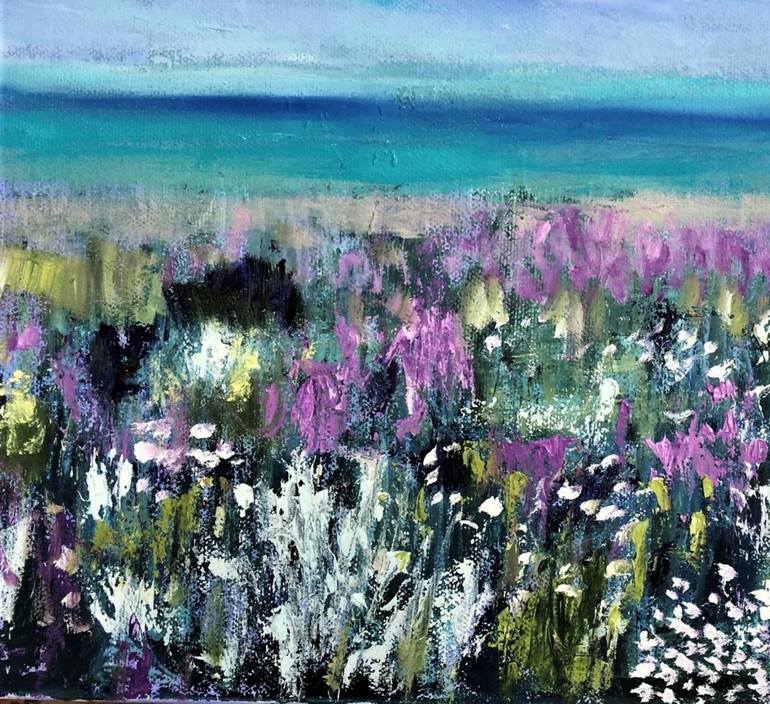 Original Abstract Landscape Painting by Nikki Wheeler