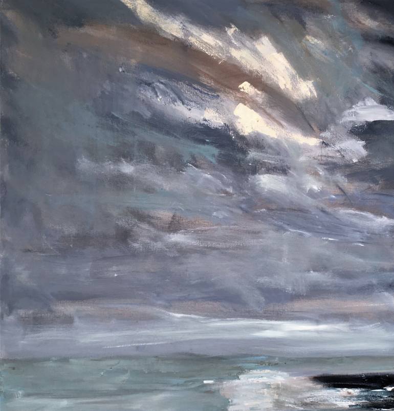 Original Abstract Landscape Painting by Nikki Wheeler