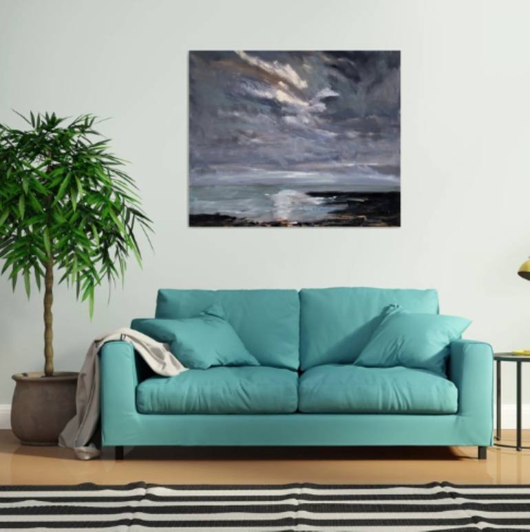 Original Abstract Landscape Painting by Nikki Wheeler