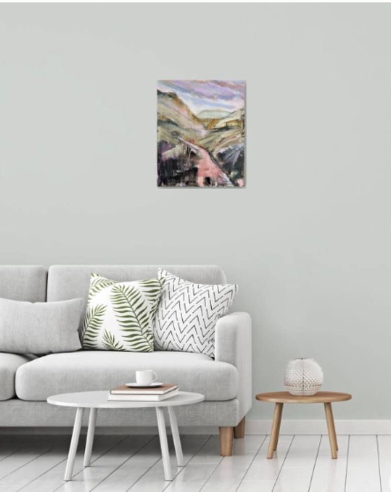 Original Abstract Landscape Painting by Nikki Wheeler