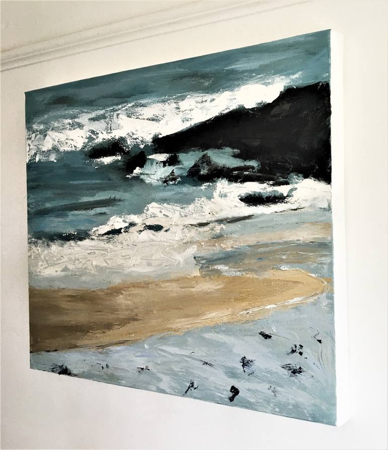 Original Abstract Landscape Painting by Nikki Wheeler