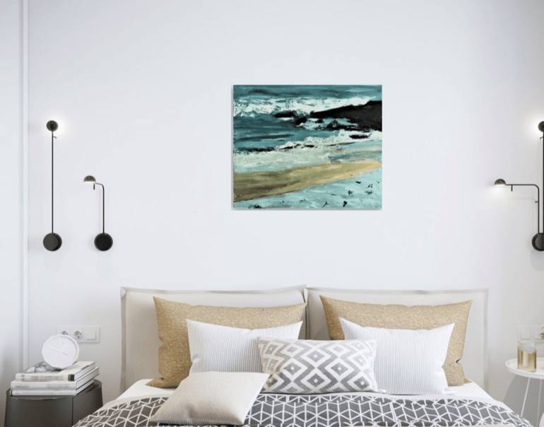 Original Abstract Landscape Painting by Nikki Wheeler