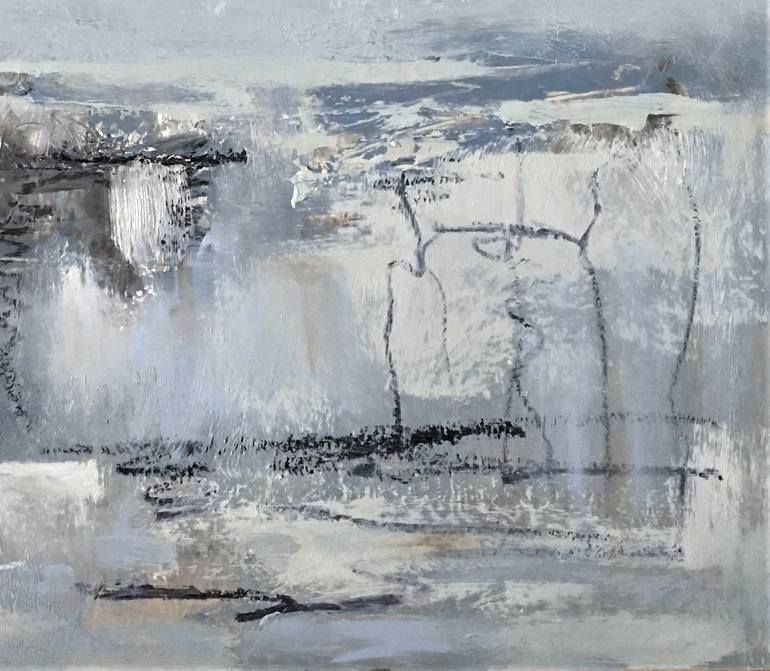 Original Abstract Seascape Painting by Nikki Wheeler