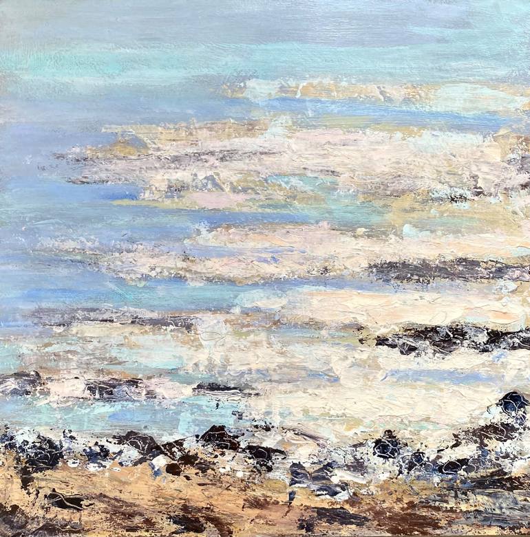 Original Abstract Seascape Painting by Nikki Wheeler