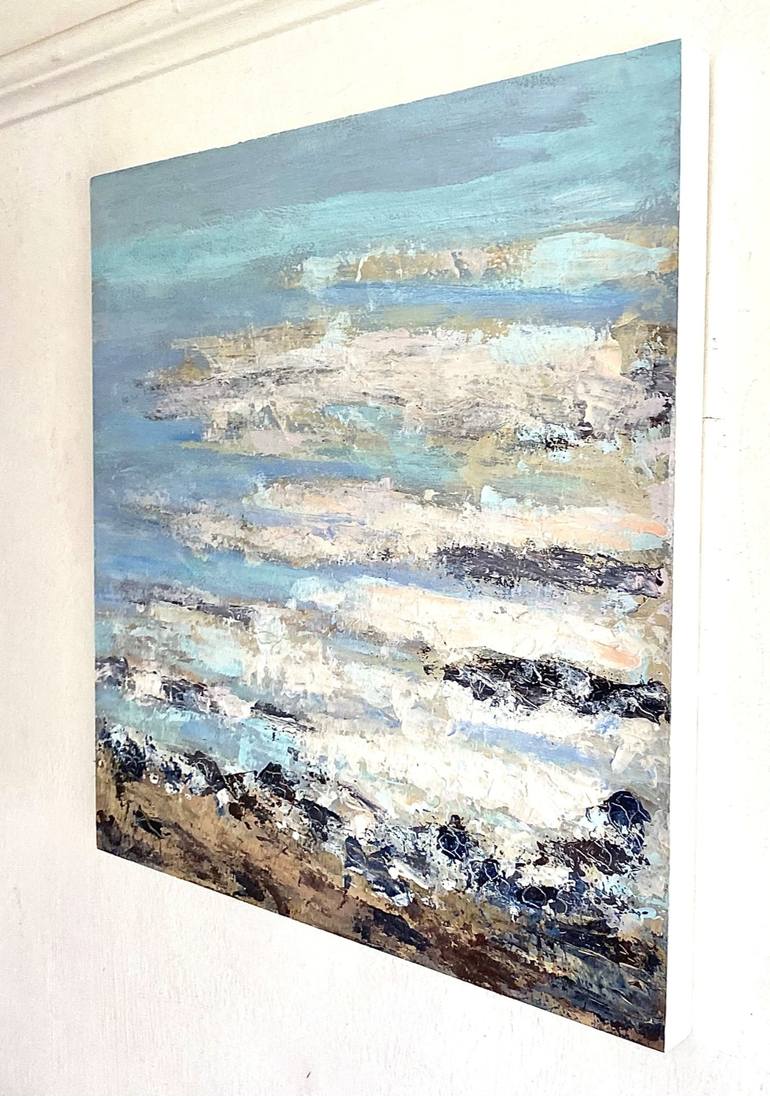 Original Abstract Seascape Painting by Nikki Wheeler