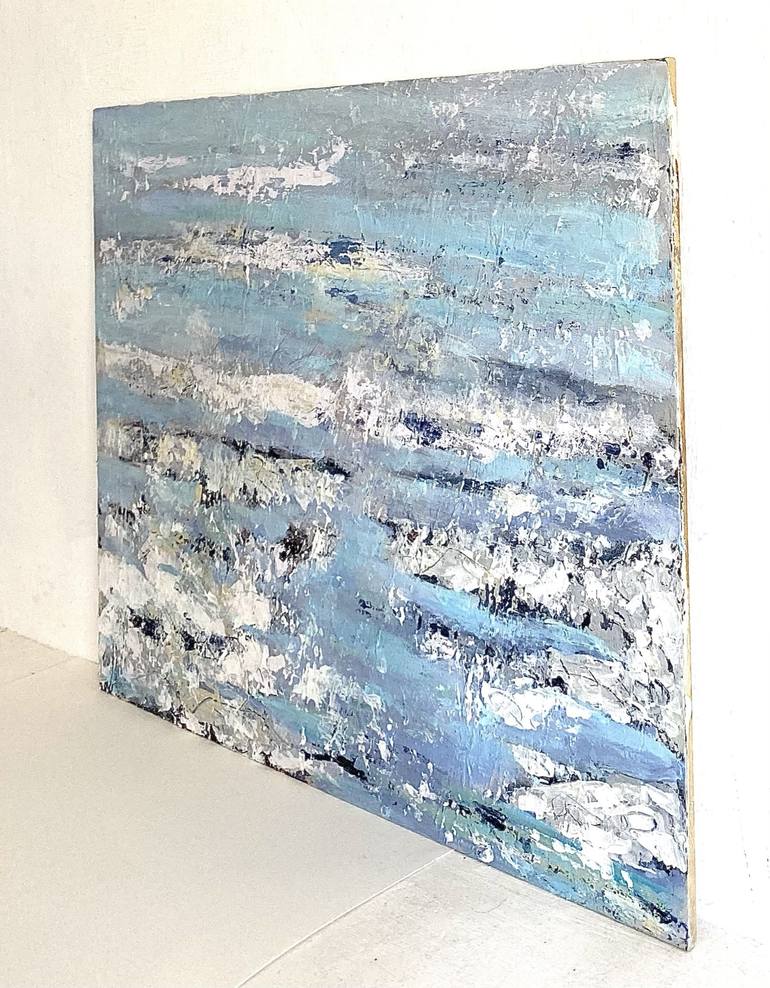 Original Abstract Seascape Painting by Nikki Wheeler