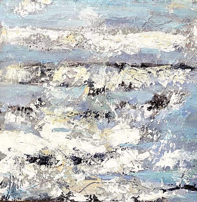 Original Abstract Seascape Painting by Nikki Wheeler