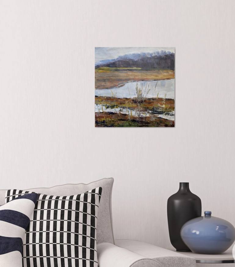 Original Abstract Landscape Painting by Nikki Wheeler