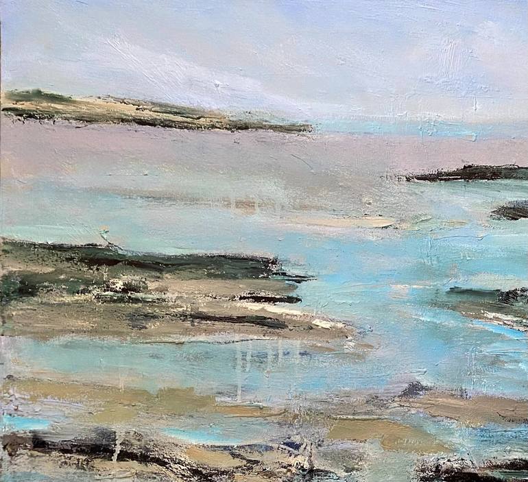 Original Abstract Seascape Painting by Nikki Wheeler