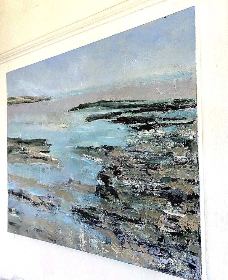 Original Abstract Seascape Painting by Nikki Wheeler