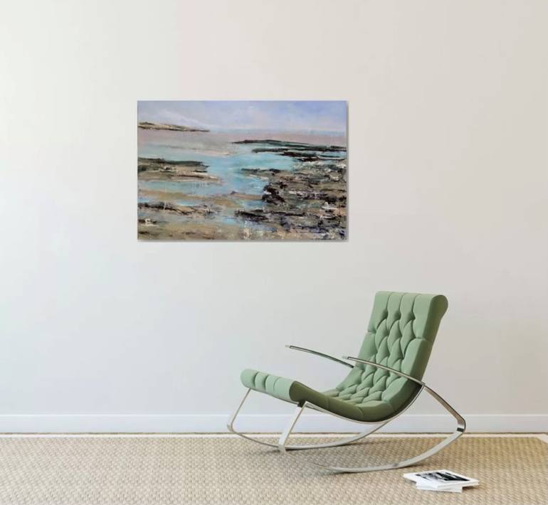 Original Abstract Seascape Painting by Nikki Wheeler