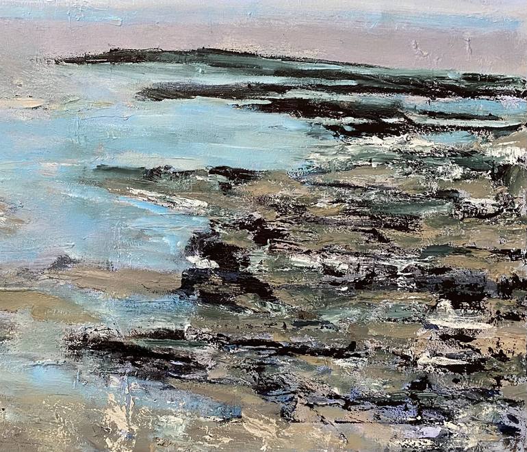 Original Abstract Seascape Painting by Nikki Wheeler