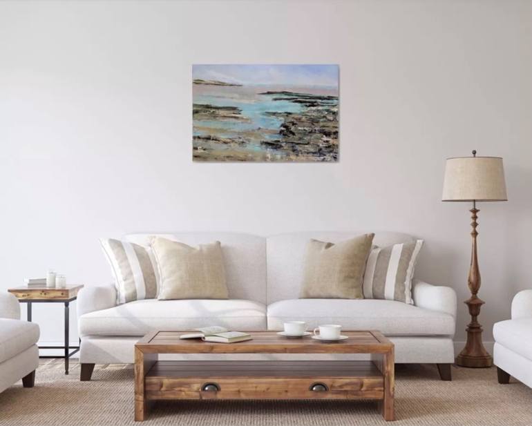 Original Abstract Seascape Painting by Nikki Wheeler