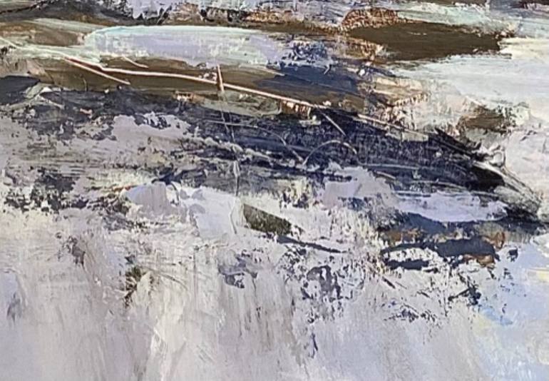 Original Abstract Seascape Painting by Nikki Wheeler