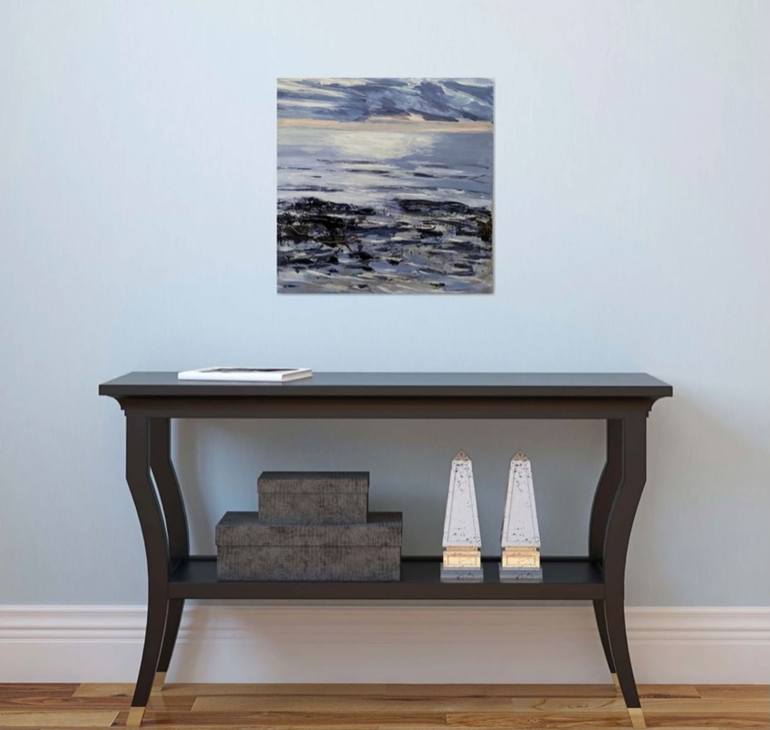 Original Abstract Seascape Painting by Nikki Wheeler