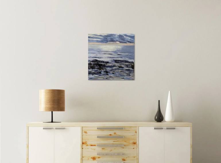 Original Abstract Seascape Painting by Nikki Wheeler