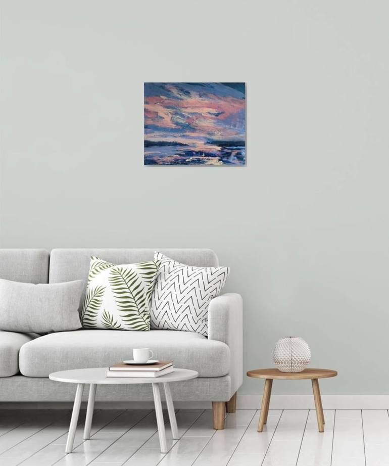 Original Abstract Seascape Painting by Nikki Wheeler