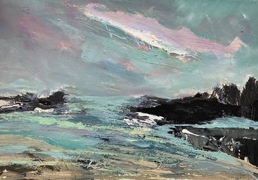 Original Abstract Seascape Paintings by Nikki Wheeler
