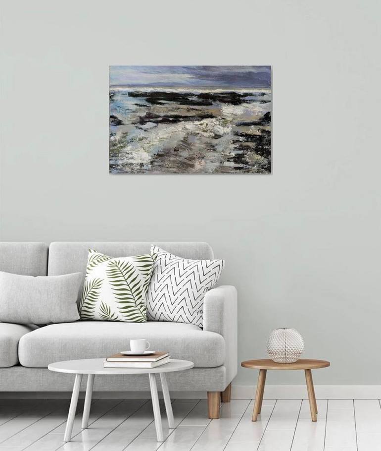 Original Abstract Seascape Painting by Nikki Wheeler