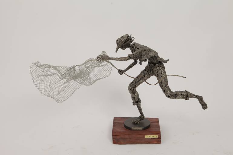 Original Figurative Men Sculpture by Federico Molinaro