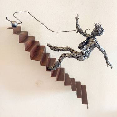 Original Figurative Men Sculpture by Federico Molinaro