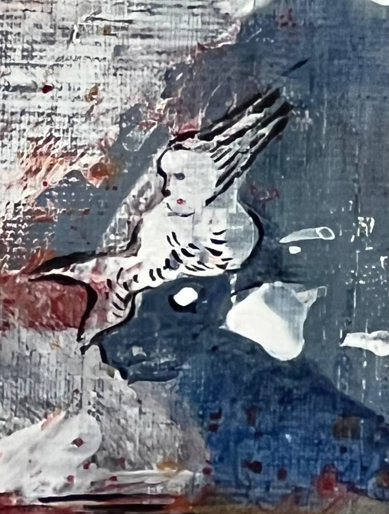 Original Abstract Expressionism Abstract Painting by Isabelle Schenckbecher-Quint