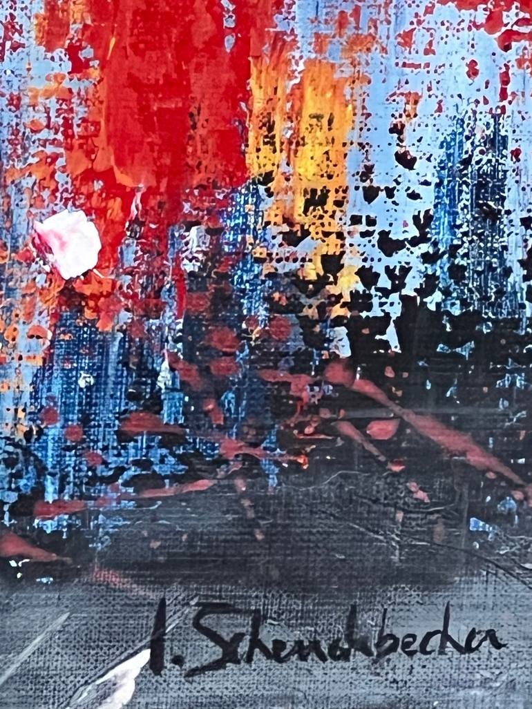 Original Abstract Expressionism Abstract Painting by Isabelle Schenckbecher-Quint