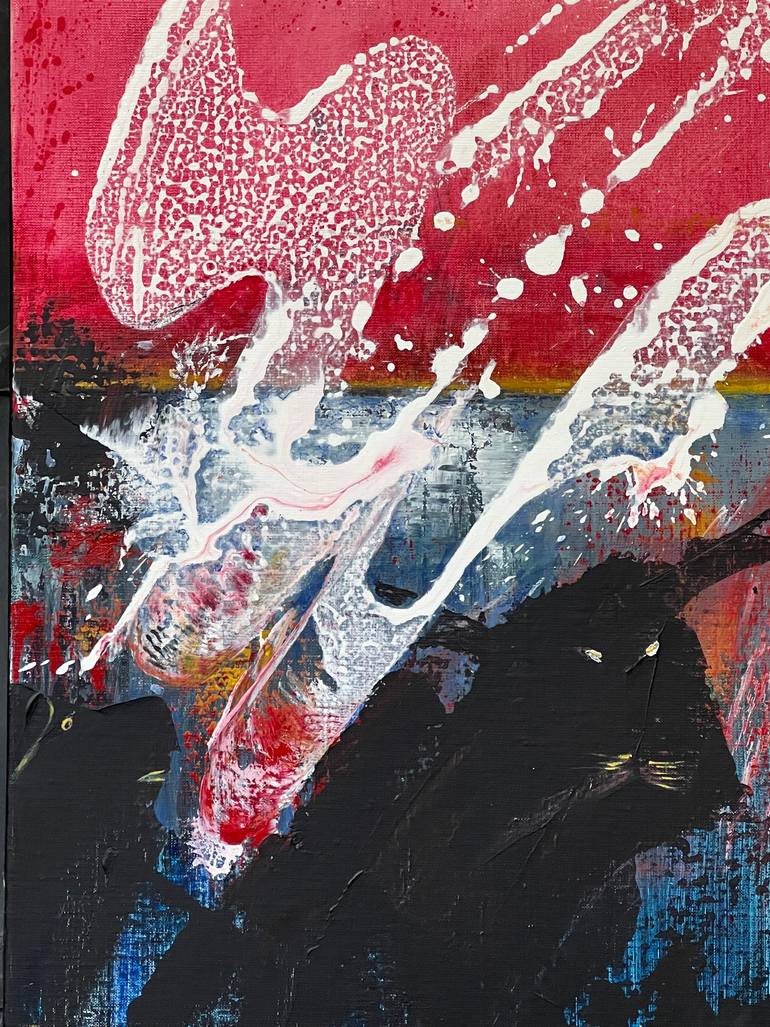 Original Abstract Expressionism Abstract Painting by Isabelle Schenckbecher-Quint