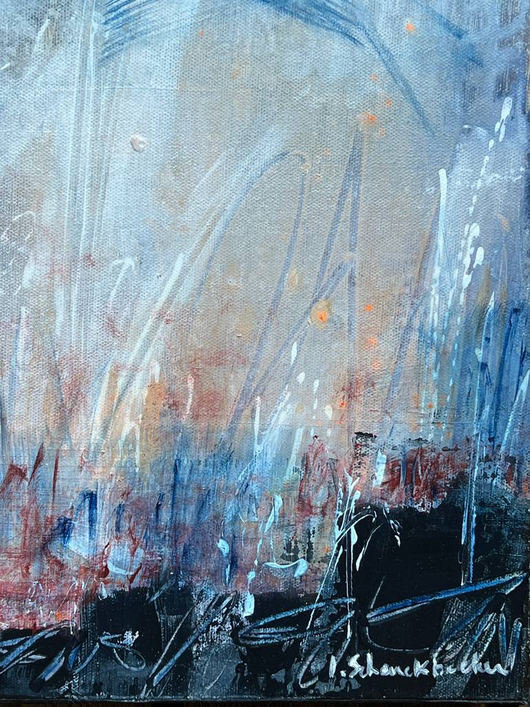 Original Abstract Expressionism Nature Painting by Isabelle Schenckbecher-Quint