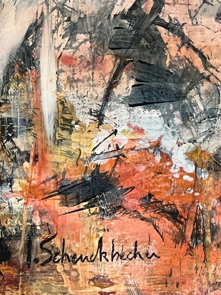 Original Abstract Expressionism Nature Painting by Isabelle Schenckbecher-Quint