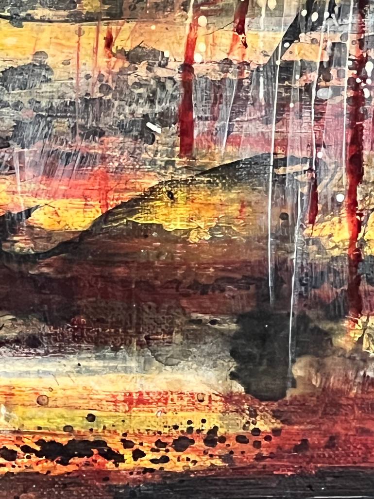 Original Abstract Expressionism Nature Painting by Isabelle Schenckbecher-Quint