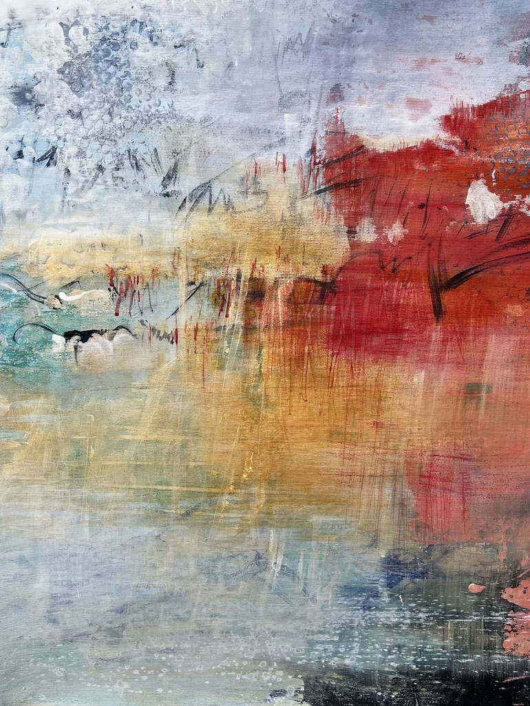 Original Abstract Expressionism Landscape Painting by Isabelle Schenckbecher-Quint