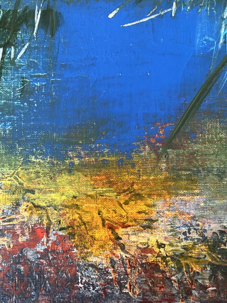 Original Abstract Expressionism Abstract Painting by Isabelle Schenckbecher-Quint