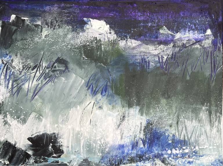Original Abstract Expressionism Landscape Paintings by Isabelle Schenckbecher-Quint