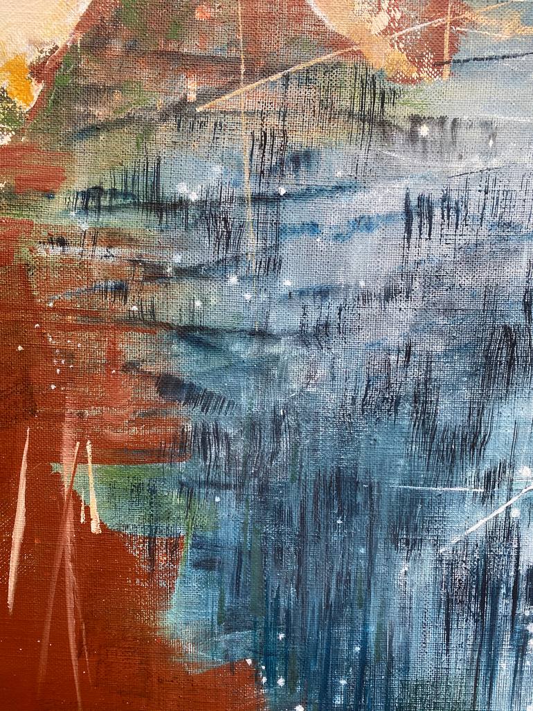Original Abstract Landscape Painting by Isabelle Schenckbecher-Quint
