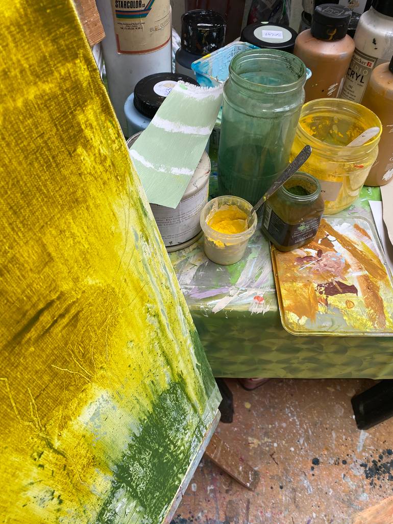 Original Abstract Nature Painting by Isabelle Schenckbecher-Quint