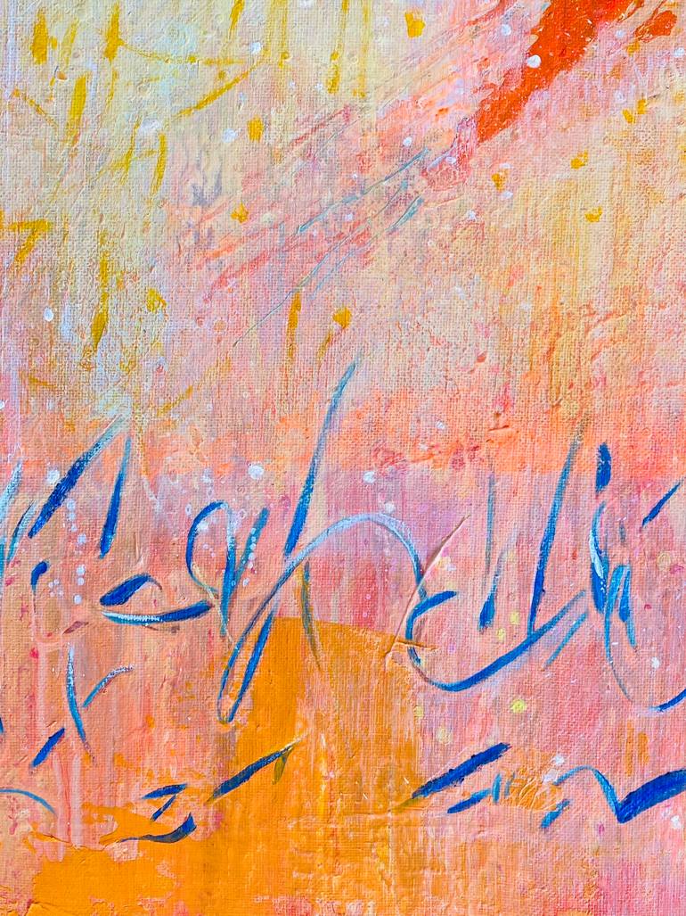 Original Abstract Expressionism Garden Painting by Isabelle Schenckbecher-Quint