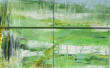 Original Abstract Expressionism Landscape Paintings by Isabelle Schenckbecher-Quint