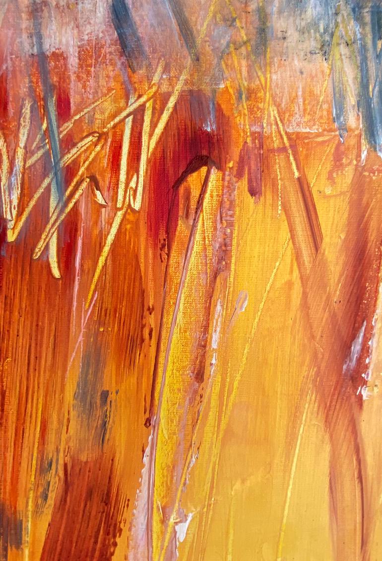 Original Abstract Expressionism Abstract Painting by Isabelle Schenckbecher-Quint