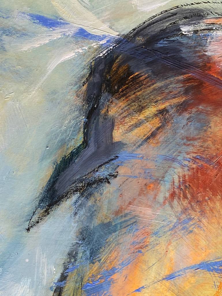 Original Abstract Expressionism Animal Painting by Isabelle Schenckbecher-Quint