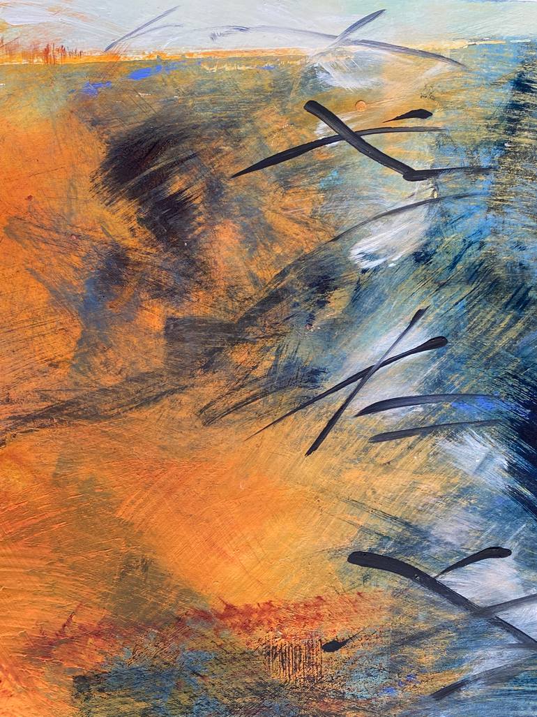 Original Abstract Expressionism Animal Painting by Isabelle Schenckbecher-Quint