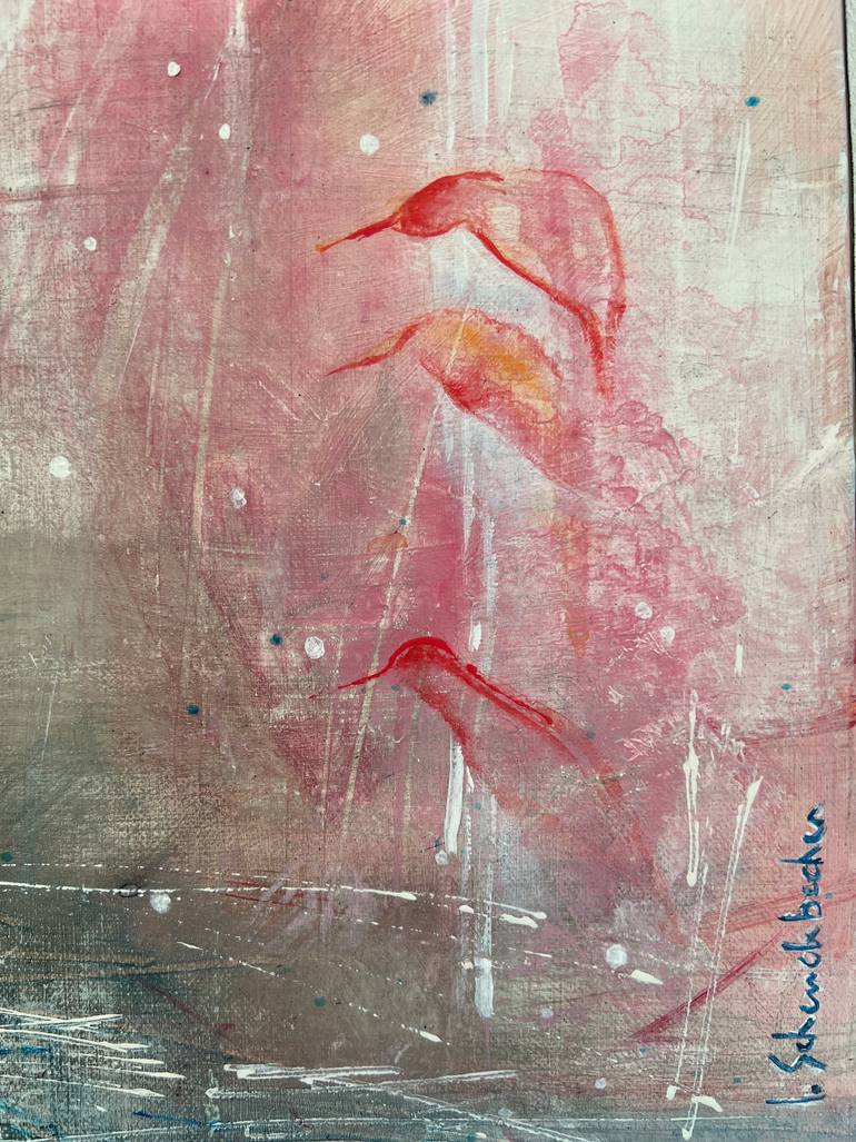 Original Abstract Expressionism Animal Painting by Isabelle Schenckbecher-Quint