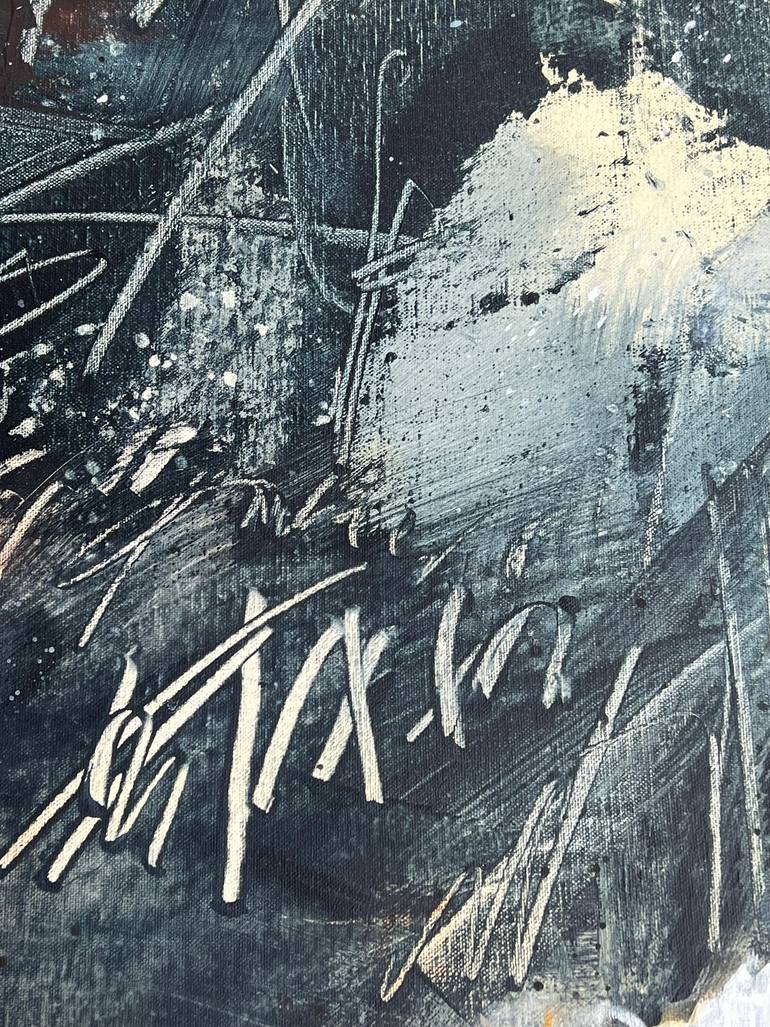 Original Abstract Expressionism Abstract Painting by Isabelle Schenckbecher-Quint