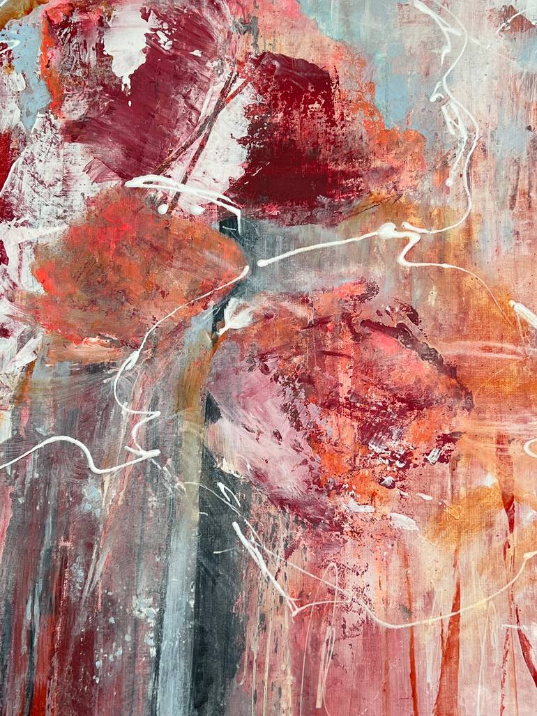 Original Abstract Expressionism Botanic Painting by Isabelle Schenckbecher-Quint