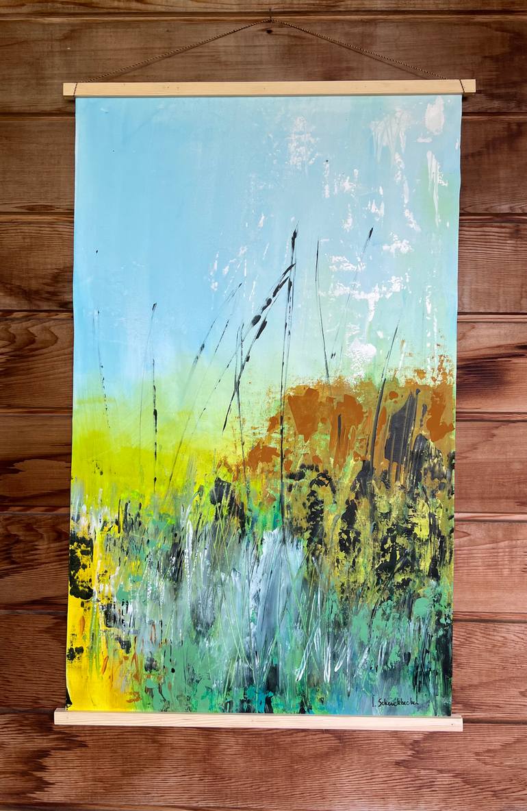 Original Abstract Expressionism Nature Painting by Isabelle Schenckbecher-Quint