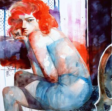 Original Figurative People Paintings by Alessandro Andreuccetti