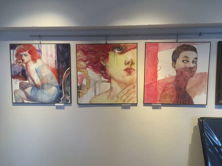 Original Figurative People Painting by Alessandro Andreuccetti