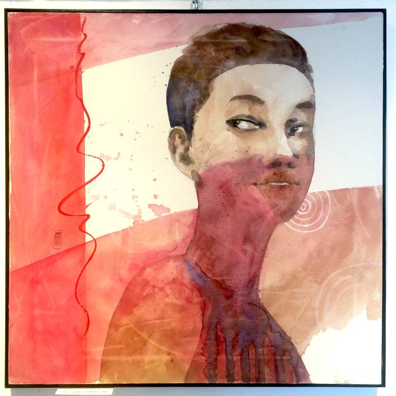 Original Figurative People Painting by Alessandro Andreuccetti