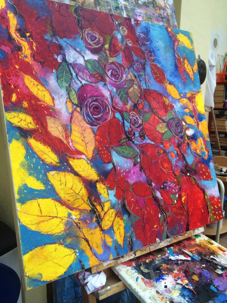 Original Figurative Abstract Painting by Alessandro Andreuccetti