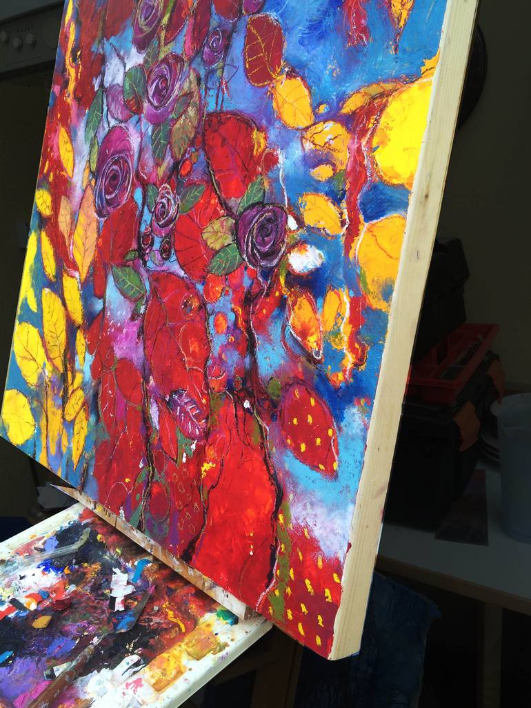 Original Figurative Abstract Painting by Alessandro Andreuccetti